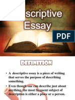 Descriptive Essay