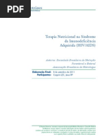 Projeto de Diretrizes Terapia Nutricional Na Sindrome Da Imunodeficiencia Adquirida Hiv Aids