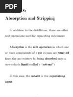 Absorption and Stripping