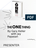 The ONE Thing DIY Presentation