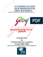 Project Report On Godrej & Boyce MFG - Co.Ltd by Furqan