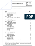 Instruction Operation For Packaged Boiler