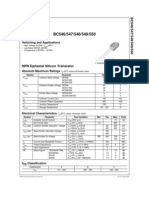 BC548 Hoja de Datos PDF