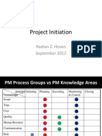 Project Initiation: Radian Z. Hosen September 2012