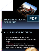 Doctrina Acerca de Jesucristo