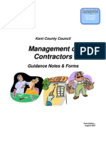 Vetting & Selection of Contractors (All Including Non-Construction)