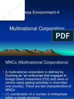 Business Enviornment-4 (Multinational Corporation)