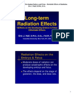 Effects of Radiation On The Developing Embryo and Fetus - Heritable Effects of Radiation Eric J. Hall, D.Phil., D.Sc.