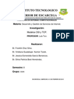 Investigación Sobre Los Modelos OSI y TCP