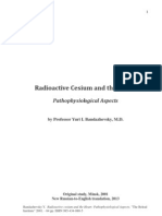 Radioactive Cesium and the Heart:
Pathophysiological Aspects
by Professor Yuri I. Bandazhevsky, M.D.
Original study, Minsk, 2001
New Russian-to-English translation, 2013
Bandazhevsky Y. Radioactive cesium and the Heart: Pathophysiological Aspects. "The Belrad Institute" 2001. - 64 pp. ISBN 985-434-080-5