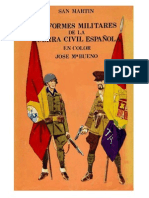 Uniformes Militares de La Guerra Civil Española. José María Bueno