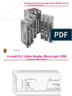 A PLC System: CPU Module (Left) and An I/O Rack (Right) (Allen Bradley PLC-5)