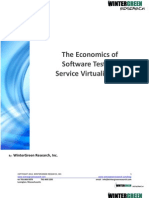 Service Virtualization - The Economics of Software Testing