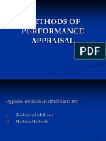 Methods of Performance Appraisal