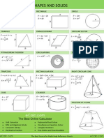 Geometry Formula