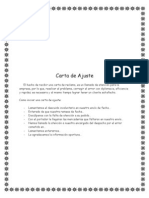 Carta de Ajuste (Concepto)