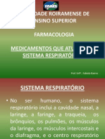 Medicamentos Que Atuam No Sistema Respiratório