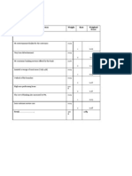 Internal Factor Evaluation