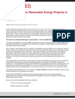 Opportunities For Renewable Energy Projects in Saudi Arabia: Stefan Schmitz Hayley Steel Vincent R. Gordon