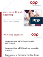 Day 2 Gil Parsons Coaching With MBTI