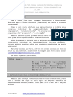 Direito Comercial (Empresarial) - Teoria e Exercícios