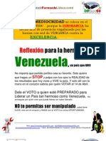 Sandro Benecci Reflexion para VENEZUELA HERMOSA