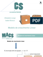 1 MACS - Modelo de Crescimento Linear