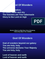 God of Wonders