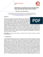 Evaluation of Coefficient and Equivalent Linearization Method of Fema-440 For Soil-Structure Systems