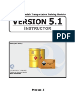 HazMat Trasportation Traing Mod V 5.1 Instructor PDF