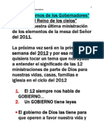 Los 12 Gobernadores Del Reino de Los Cielos