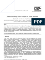 Iterative Learning Control Design For Smithpredictor: Qiuping Hu, Jian-Xin Xu, Tong Heng Lee