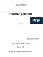 Rudolf Steiner - Jean Vaquier