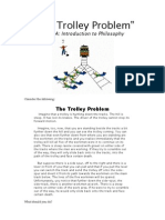 Trolley Problem-PHIL 1A