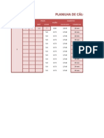 Planilhas de Instalações Hidraulicas