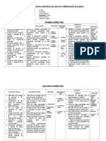 Hoja de Aprendizajes Esperados Del Area de Comunicacion Segundo Grado