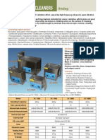 UltraSonic Cleaners - Catalog