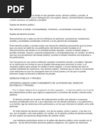 Derecho Publico y Privado