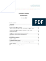 Corte Penal Internacional, Informe Sobre Colombia November 2012