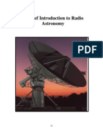 Brief Introduction To Radio Astronomy