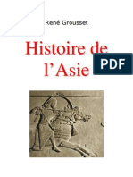 Grousset Histoire de L Asie