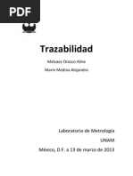 Carta de Trazabilidad