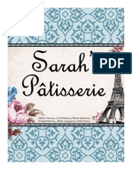 Sarah's Patisserie Public Relations Plan