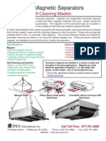 Permanent Magnetic Separators: Manual and Self-Cleaning Models