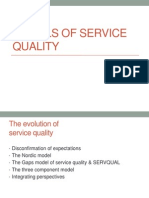 Models of Service Quality