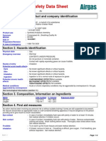 Material Safety Data Sheet: Section 1. Chemical Product and Company Identification