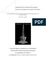 Le Régime Ecossais Rectifié Et La Doctrine de La Matière