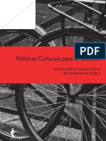 (CIDADES) Politicas Culturais para Cidades