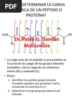 Cómo Determinar La Carga Eléctrica de Un Péptido PDF