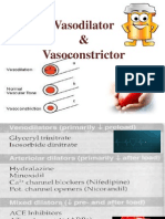 Vasoconstrictors & Vasodilators